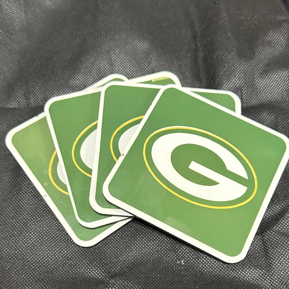 Green Bay Packers Coasters set of 4